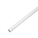 バッファロー BUFFALO 壁用フラットモール ストレート両面テープ付1m 幅22mm ホワイト (1個) 品番:BC-MW1SF22WHP