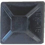 芝軽粗材 コンベックス 結束バンドベース CK-15B 100本入り (1袋) 品番：CK-15B(100P)