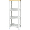不動技研 収納ラック コネクトラック ミニ ウッドトップタイプ W F2643 (1台) 品番:017068