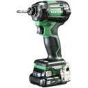 ハイコーキ HiKOKI 10.8Vコードレスインパクトドライバ 4.0Ah 高性能モデル バッテリーセット品 (1台) 品番:WH12DCA-2LS