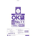 大倉工業 オークラ ポリ袋 OK袋 0.05mm 11号 (1袋) 品番:OK (50)11