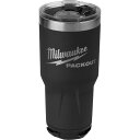 ミルウォーキー 樹脂製工具箱 PACKOUT タンブラーブラック(メガ・890mL) (1個) 品番:48-22-8393BX