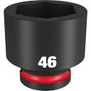ミルウォーキー SHOCKWAVE IMPACT DUTY インパクトソケット 3/4インチ(19mm)角 46mm (1個) 品番:49-66-6384