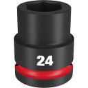 ミルウォーキー SHOCKWAVE IMPACT DUTY インパクトソケット 3/4インチ(19mm)角 24mm (1個) 品番:49-66-6362