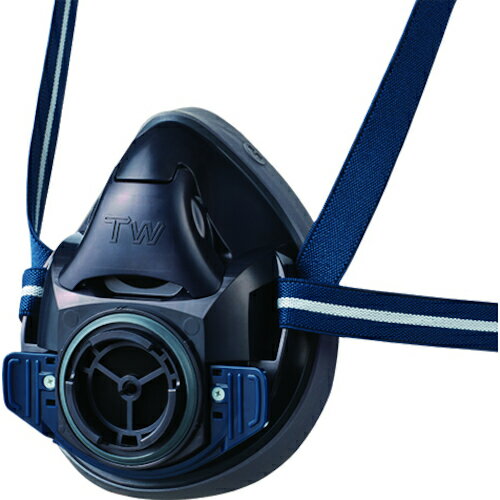 シゲマツ 重松製作所 防じん・防毒マスク TW01C ブラック（M）（32702） (1個) 品番：TW01C-BK-M