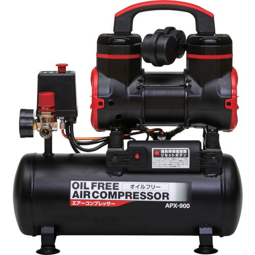 アサヒペン オイルフリーエアーコンプレッサー APX-900 (1台) 品番：200570