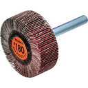トラスコ TRUSCO セラミックフラップホイール 軸径6mm #180 外径40×幅15×軸長40 5個入 (1箱) 品番:TCF4015-CE-180