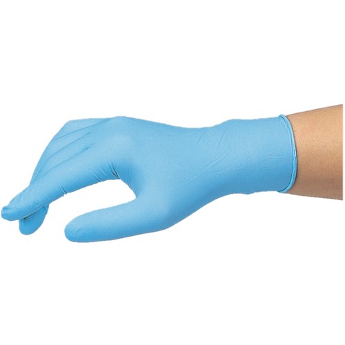 リーブル 作業手袋 使い捨て手袋 ニトリルノンパウダーブルーS 100枚入 (1箱) 品番：NO.222S