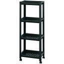 不動技研 収納ラック コネクトラック ミニ BK F64201 (1台) 品番:017402