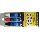 祥碩堂 建築用筆記具 スーパーウェットマーカー 3本パック 白赤黒3色アソート (1Pk) 品番:S15504