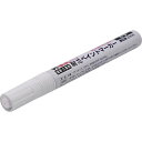 祥碩堂 建築用筆記具 耐芯ペイントマーカー 中字 白 (1本) 品番:S23023