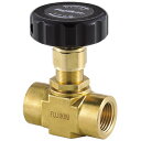 フジキン Fujikin 黄銅製ニードルバルブ 4.9MPa PDS-15 (1個) 品番:PDS-15B-SH-R