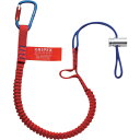 KNIPEX クニペックス 安全ロープ 落下防止ランヤード(カラビナ付き) 6.0kg (1S) 品番:0050-12TBK
