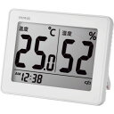 MAG 温湿度計 デジタル スカイ 時計 環境目安 置き掛け兼用 スタンド ホワイト TH-109WH-Z (1個) 品番:TH-109 WH-Z