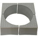 ABC 桝周り専用副資材 インサルマスキューブ150 ライトグレー (1S) 品番:MC150LG