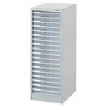 ナカバヤシ 書類ケース アバンテV2 B4フロアケース 浅18段 ニューグレー (1台) 品番：BF-18-N