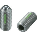 kipp 六角穴ボールプランジャー ねじ径M6×1.00 (1個) 品番:LBSU6A