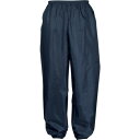 カジメイク 作業服 作業着 ユニフォーム ポリエステルパンツ 裾ゴム付 ネイビー 5L (1着) 品番:2214-55-5L