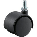 光 双輪キャスターボルトタイプ 40mm (1個) 品番:KWN-40(4)