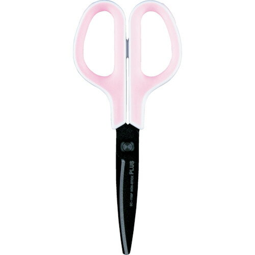 プラス PLUS ハサミ(クラフト向け)34547)フィットカットカーブ SC-175SF 白×桃 (1本) 品番:SC-175SF WH/PC