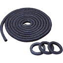 バルカー VALQUA グランドパッキン 水・油ポンプ用 12.5×12.5 (1巻) 品番:6201-125030
