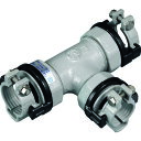 川西水道機器 SKカワニシ ポリエチレン管用継手 SKXナット付チーズP20×P20 (1個) 品番:S-KX-N-T-P20XP20