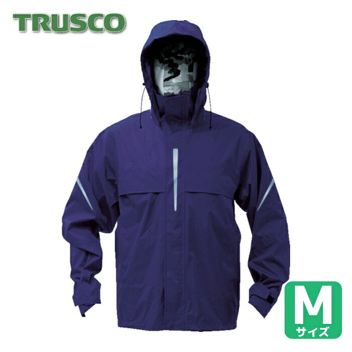 Work Clothes - トラスコ TRUSCO ベンチレーション(通気口)付レインスーツ ネイビー M (1着) TRW360-55-M