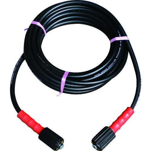 スーパー工業 高圧ホースCL 1/4×8m ブリッツメスメス 金具付 (1巻) 品番：04T580208G31