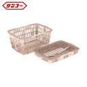 サンコー 三甲 折りたたみバスケット 103060 ニューバスケット ブラウン (1台) 品番:10306000BR