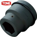 TONE トネ インパクト用ヘキサゴンソケット ビットソケット 差込角38.1mm 全長78mm (1個) 品番:12AH-S36
