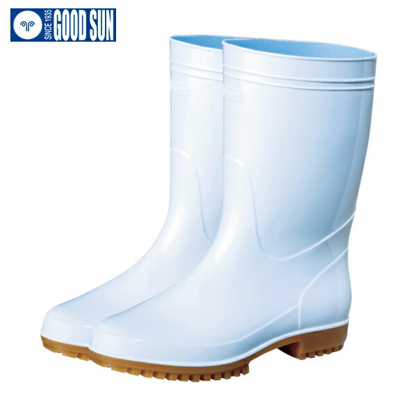 弘進ゴム 長靴 先芯なしゾナG5白24.5cm (1足) 品番：G5-W-245