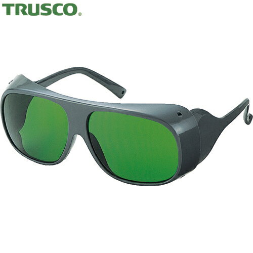 トラスコ TRUSCO 溶接用保護メガネ 2眼型遮光グラス ガス溶接用 JISプラスチック#3 (1個) 品番:GS-70W