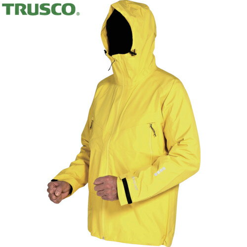 トラスコ TRUSCO 雨具 合羽 カッパ レインスーツ ゴアテックスワークレインウェア イエロー L (1着) 品番：GXPW-L-Y