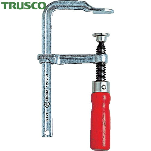 TRUSCO(トラスコ) エホマクランプ 木ハンドル 最大口開120mmX深さ60mm (1丁) 品番：G-12C