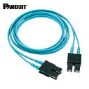 パンドウイット PANDUIT 光ファイバーパッチコード OM3(低損失タイプ) 両端SCデュプレックス LSZH 1m (1本) 品番:FX23LSNSNSNM001