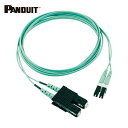 パンドウイット PANDUIT 光ファイバーパッチコード OM3(低損失タイプ) 片端SCデュプレックス片端LCデュプレックス LSZH 2m (1本) 品番:FX2ELLNSNSNM002