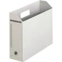 PLUS プラス 879782)ボックスファイルFL-051BF A4E グレー 10個 (1Pk) 品番:FL-051BF GY(10)