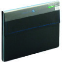 PLUS プラス 92136)PPドキュメントファイル 121DE ブルー (1冊) 品番:FL-121DE BL