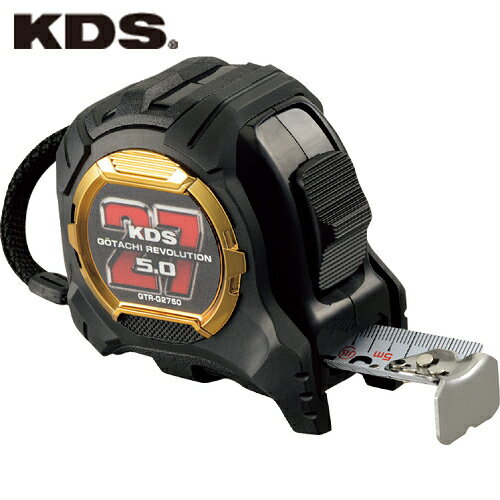 ムラテックKDS スケール メジャー コンベックス 剛立G27巾 5m厚爪 (1個) 品番:GTR-G2750