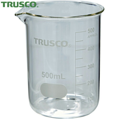 TRUSCO(トラスコ) ガラスビーカー 500ml (1個) 品番：GB-500