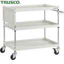 トラスコ TRUSCO ツールワゴン ファルコンワゴン 900X600 短パネル付 ホワイト (1台) 品番:FAW-993PS-W