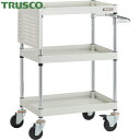 トラスコ TRUSCO ツールワゴン ファルコンワゴン 600X400 短パネル付 ホワイト (1台) 品番:FAW-963PS-W