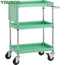 トラスコ TRUSCO ツールワゴン ファルコンワゴン 600X400 短パネル付 ヤンググリーン (1台) 品番:FAW-963PS-YG