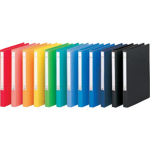 リヒト LIHIT パンチレスファイル<HEAVY DUTY> 紺 A4 (1冊) 品番:F367-13