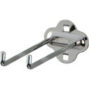 SHUTER シューター パンチングパネル用L字フックダブル 150mm(10個入り) (1袋) 品番:HK-2115