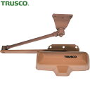 トラスコ TRUSCO ドアクローザ インテリアホームクローザー 開閉力調整機能付き ライトブラウン (1台) 品番:HDC-LBR