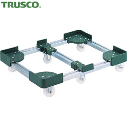 TRUSCO(トラスコ) 伸縮式コンテナ台車 内寸500-600X800-900 スチール製 (1台) 品番：FCD6-5080