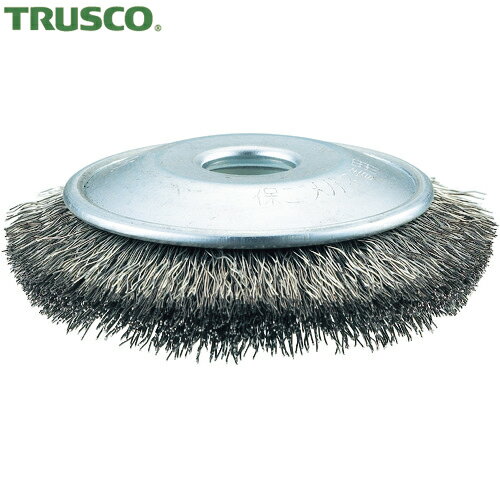 トラスコ TRUSCO エアー工具用べベルブラシ Φ85mm SUS304 線径0.30 (1個) 品番：GBB-85AS