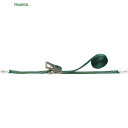 トラスコ TRUSCO ラチェット式荷締機 強力型ベルト荷締機 SUS金具 25mm幅 300kg アイタイプ (1台) 品番:GX25S-300R