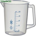 トラスコ TRUSCO ポリプロピレン青目盛ビーカー 100ml(取手付) (1個) 品番:HPB-100